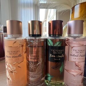 Victoria's Secret Bath & Body Set - Pink, Gold, Brown